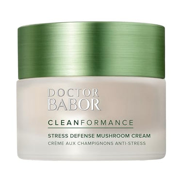 DOCTOR BABOR CLEANFORMANCE Stress Defense Mushroom Cream mit Extrakten aus Reishi, Chaga, Shiitakepilzen & Ginsengwurzel | Gesichtscreme | Feuchtigkeitsspendend | Für Gesicht, Hals & Dekolleté 50ml im Sale